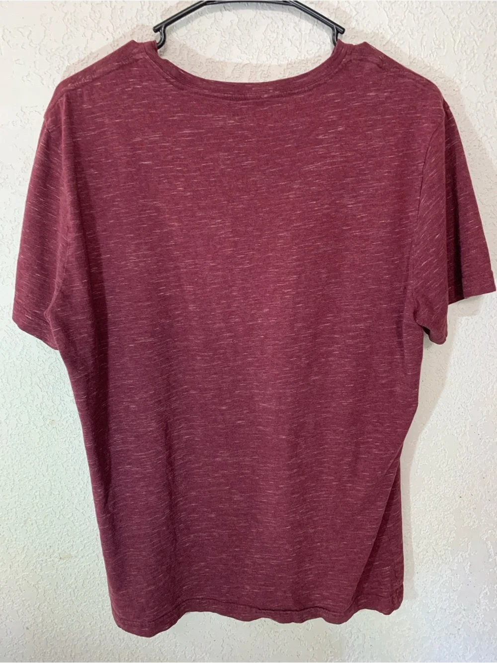 Banana Republic Men's Maroon Heather Crew Tee